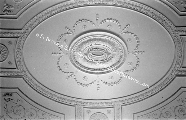 HEADFORD HOUSE CEILING (CENTRE PIECE) OF ENTRANCE HALL